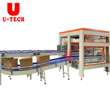 10 boxes/min capacity Automatic Top And Bottom Drive Belt Adhesive Tape Sealer Case Box Carton Packing Sealing Machine Line